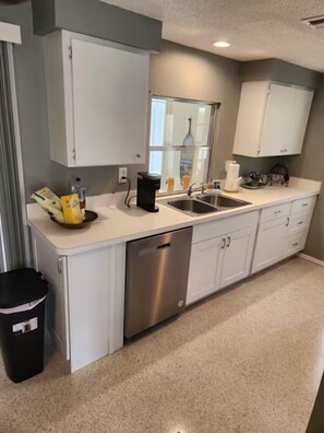 Fridge, microwave, oven, stovetop - Sunny Siesta Key Retreat w/ Private Heated Pool | 2BR | Dog-Friendly (Siesta Key)