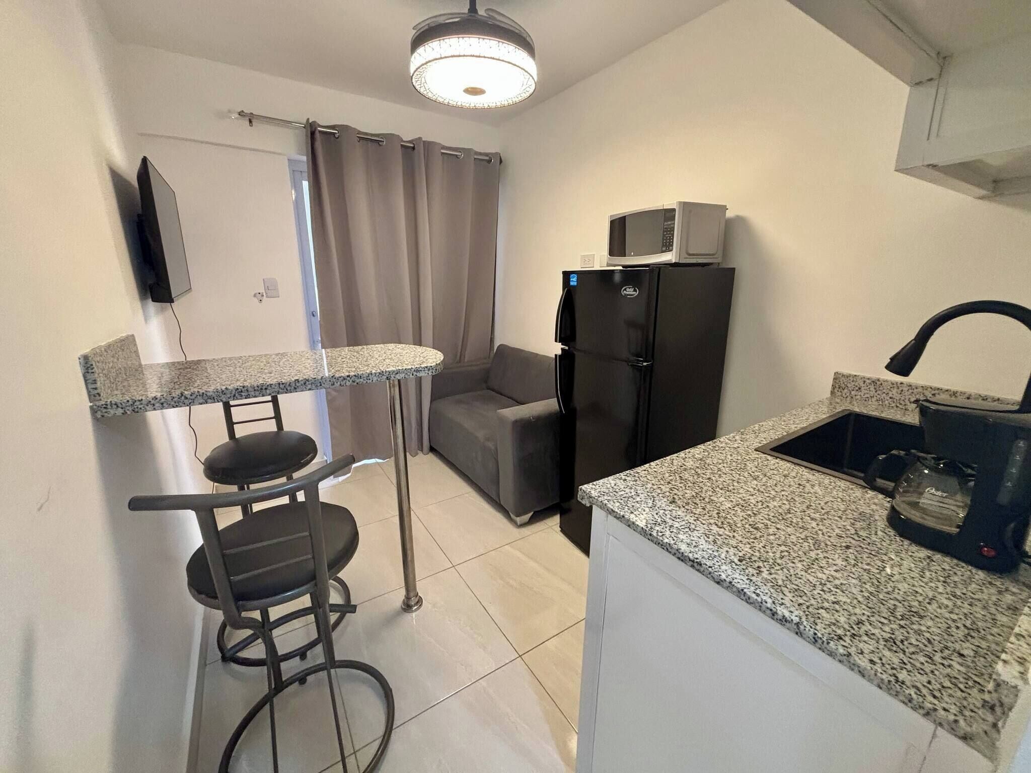 Appartamento, 1 camera da letto, patio | Interni