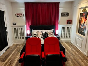 Studio, 1 Bedroom | Living room - Movie Night 100 Inch Screen, Walk to Bars and Restaurant (Reno)