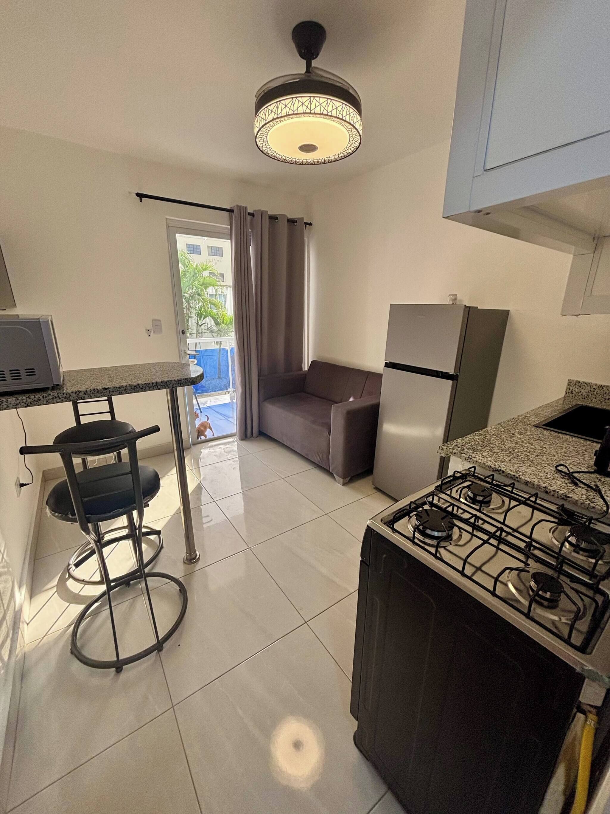 Lägenhet - 1 sovrum - uteplats | Interiör