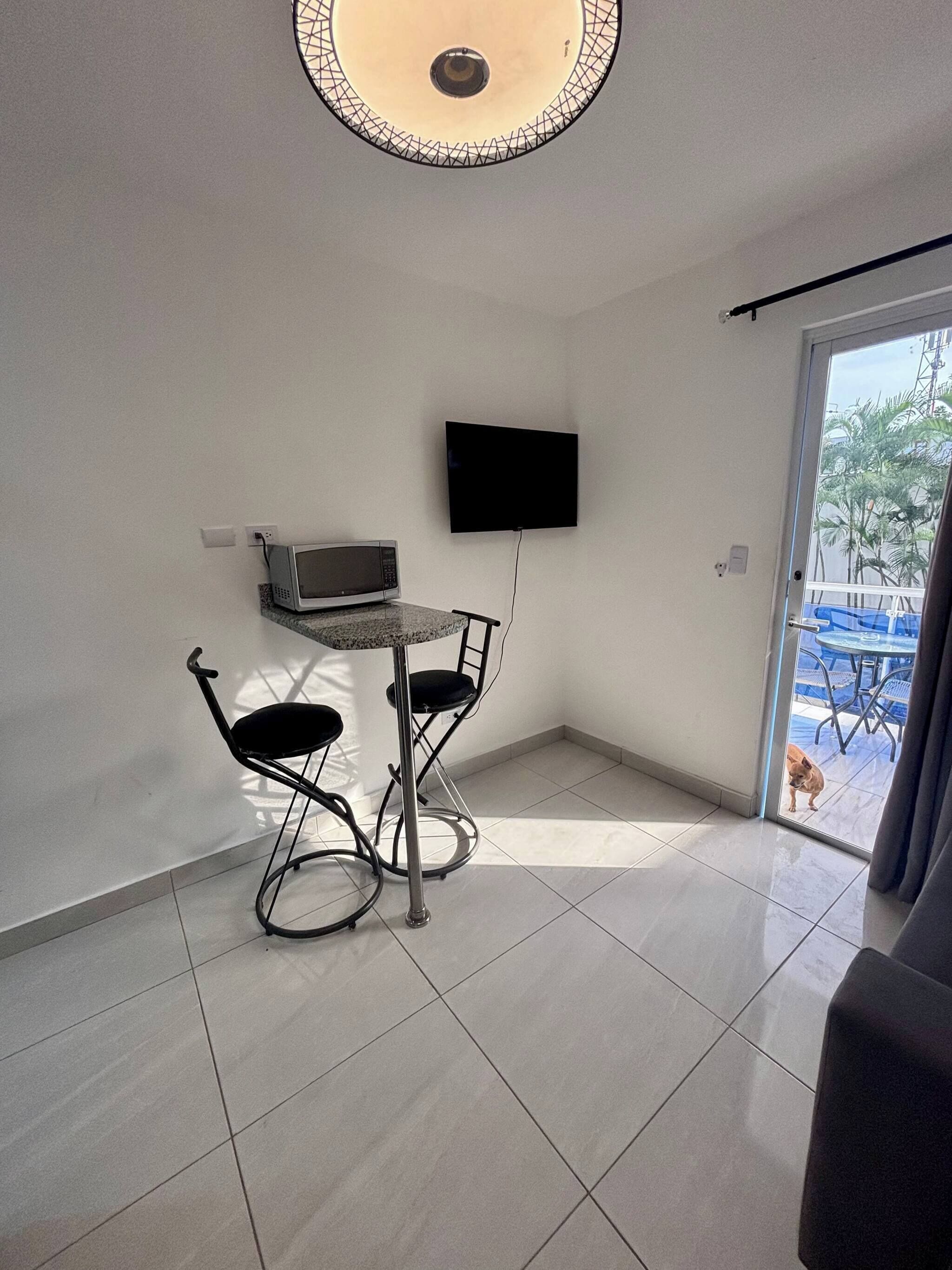 Condo, 1 quarto, varanda | Parte interna