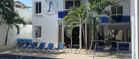 Lejlighed - 1 soveværelse - terrasse | Pool