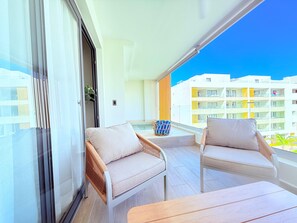 Terrace/patio - Beach Walk Condo Punta Cana Private Plunge Pool + 2BR  Free Amenities (Punta Cana)