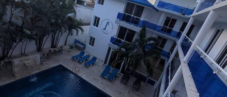 Appartement, 1 chambre, patio | Piscine | Piscine extérieure