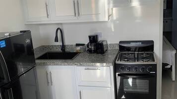 Apartemen, 1 kamar tidur, patio | Dapur pribadi