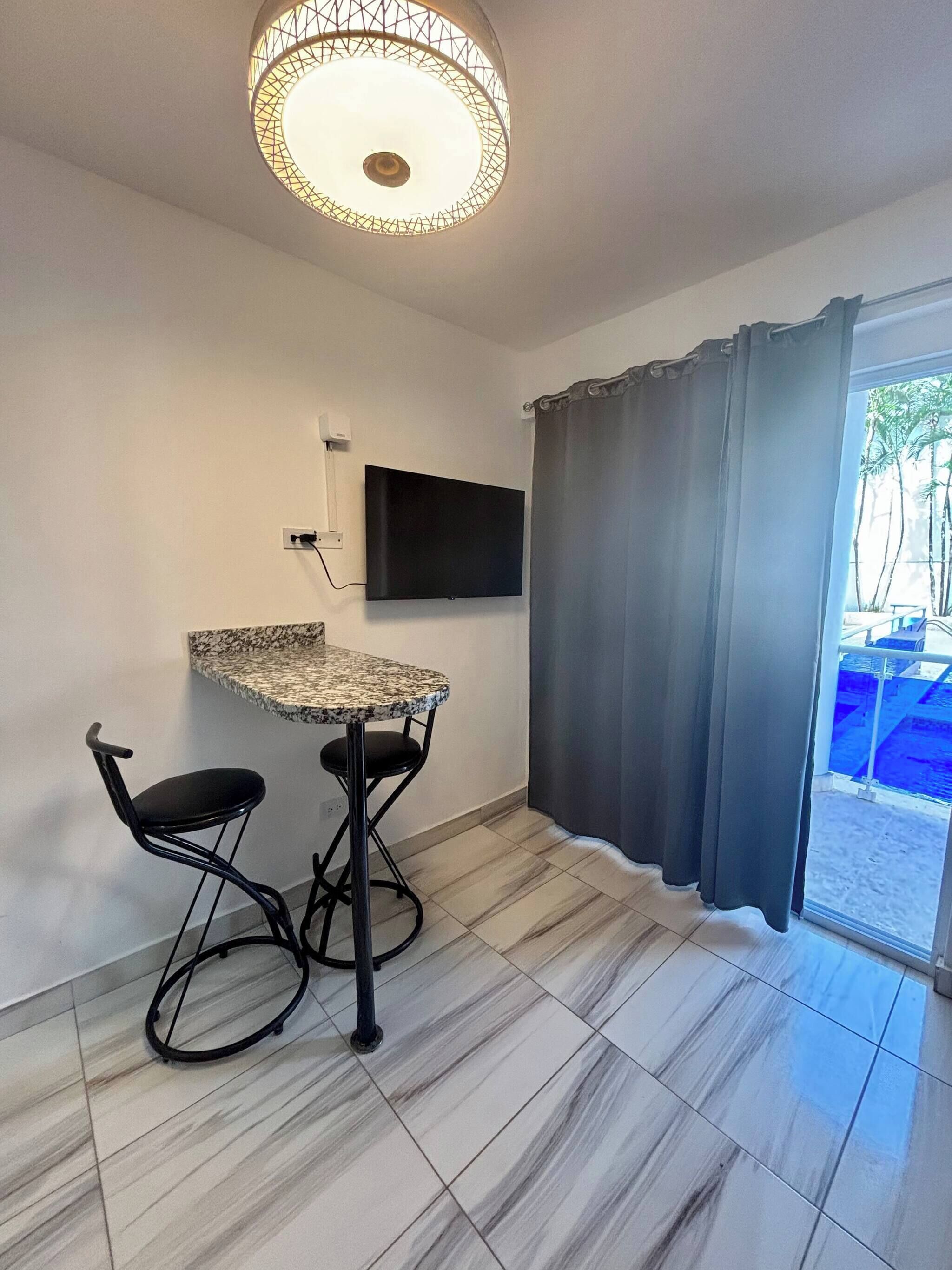 Apartamento, 1 quarto, varanda | Opções para refeição