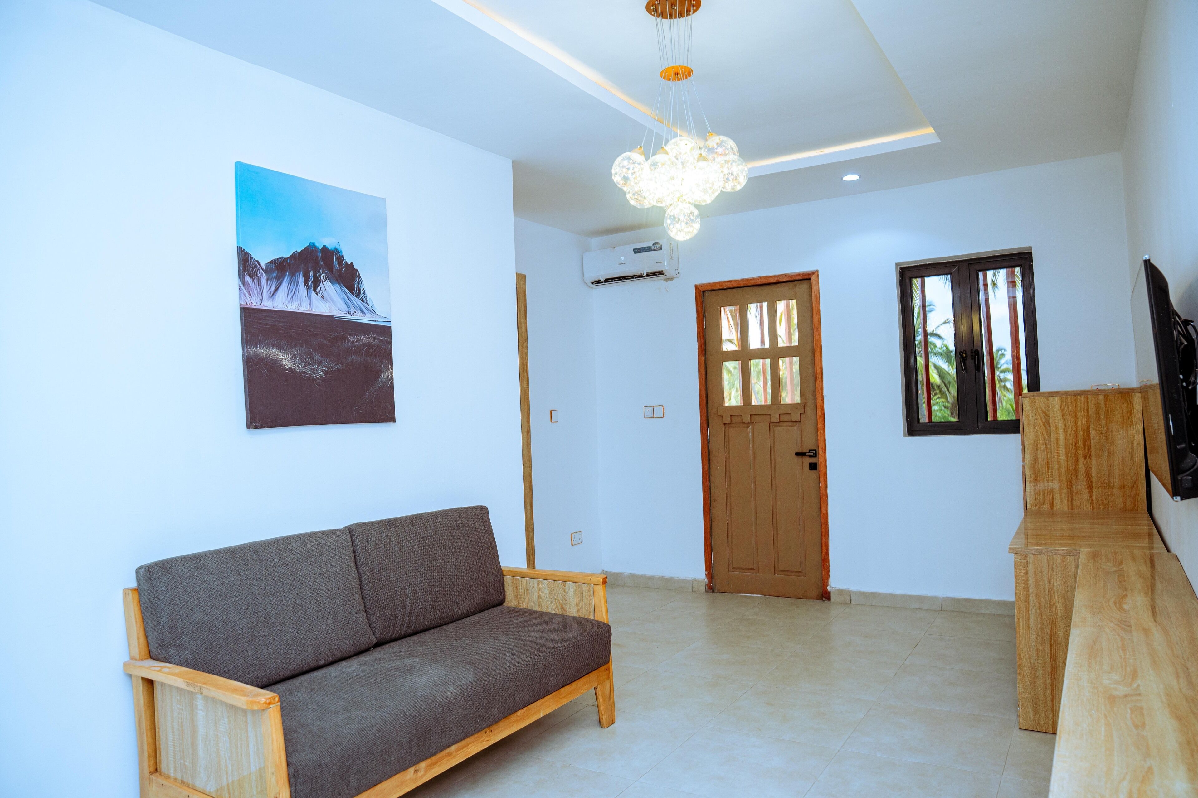 Luxury-Apartment, Meerblick | Wohnbereich