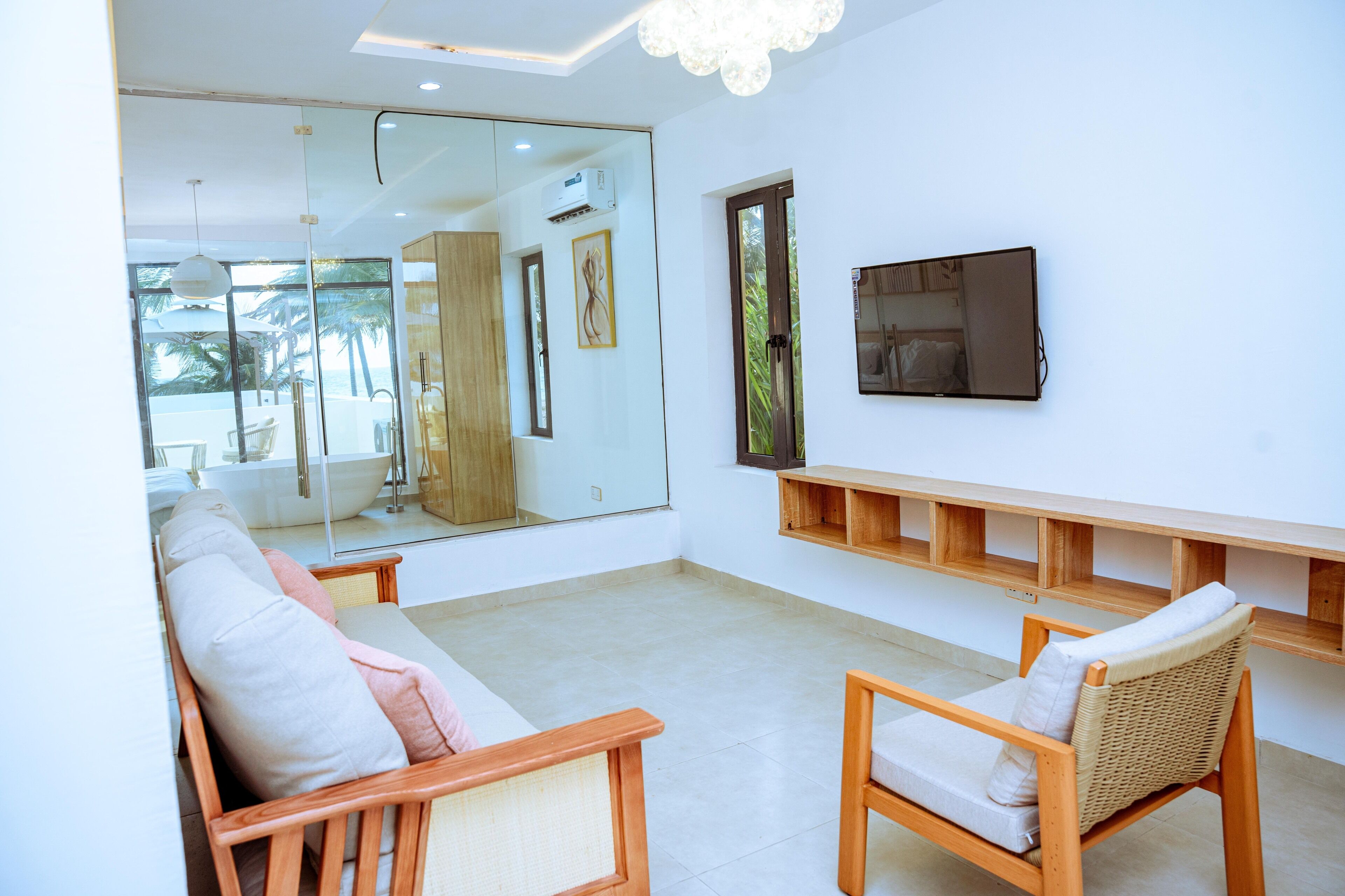 Luxury Apartment, Ocean View | Interior