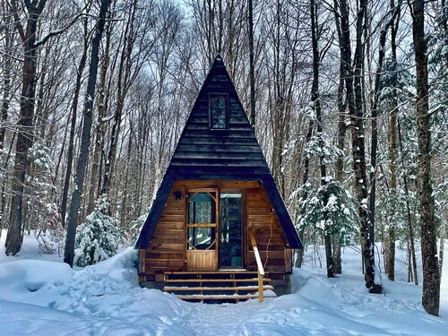 Secluded A Frame Cabin, On 27 Acres by the Lake