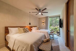 2 bedrooms, iron/ironing board, WiFi, bed sheets - Artila Haven | Amazing Jacuzzi with Open Views (Tulum)