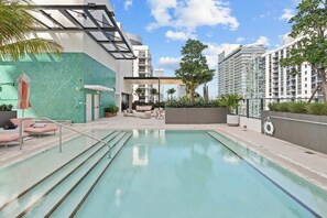 Pool - The Crosby Miami - 1 Bdr Condo full amenities (Miami)
