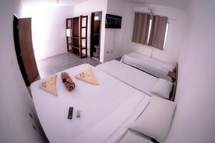 Wi-Fi de cortesia, roupa de cama