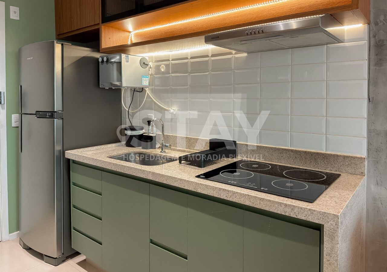 Apartamento Deluxe, vistas a la ciudad | Cocina privada