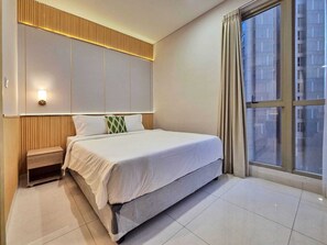 อพาร์ทเมนท์, 3 ห้องนอน, วิวเมือง | โต๊ะทำงาน, เตารีด/โต๊ะรีดผ้า, Wi-Fi ฟรี