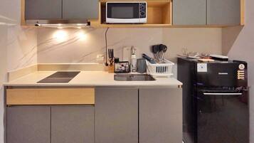 Apartemen, 3 kamar tidur, pemandangan kota | Dapur pribadi