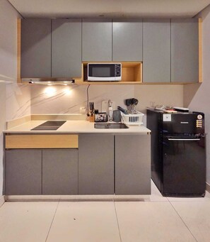 Apartment, 3 Bedrooms, City View | Dapur peribadi