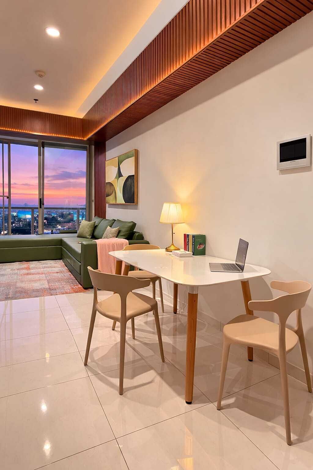 아파트, 침실 3개, 시내 전망 | 객실 내 식사 공간