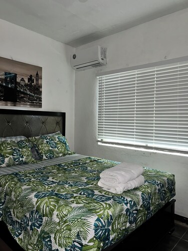 Spacious 3-bedroom apartment in serene chalan Pago with AC