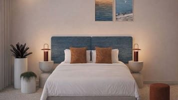 Premium bedding, in-room safe, individually decorated