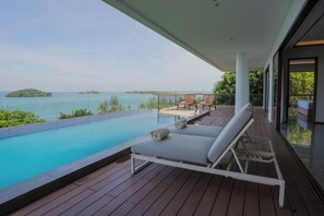 Chambre Double Exclusive, 3 chambres, vue océan