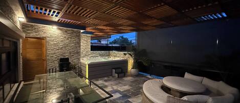 Appartement, 3 chambres, fumeur, balcon | Terrasse/patio