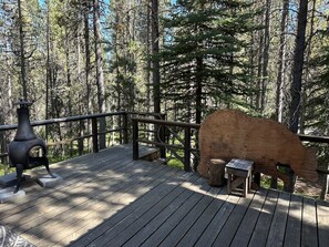 Terrace/patio - Big Springs Cabin-Macks Inn (Island Park)