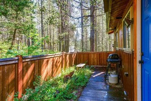 Terrace/patio - Big Springs Cabin-Macks Inn (Island Park)
