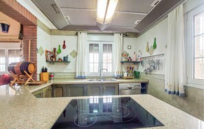 Réfrigérateur, micro-ondes, plaque de cuisson, lave-vaisselle