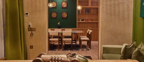 Vue depuis lâhĂ©bergement