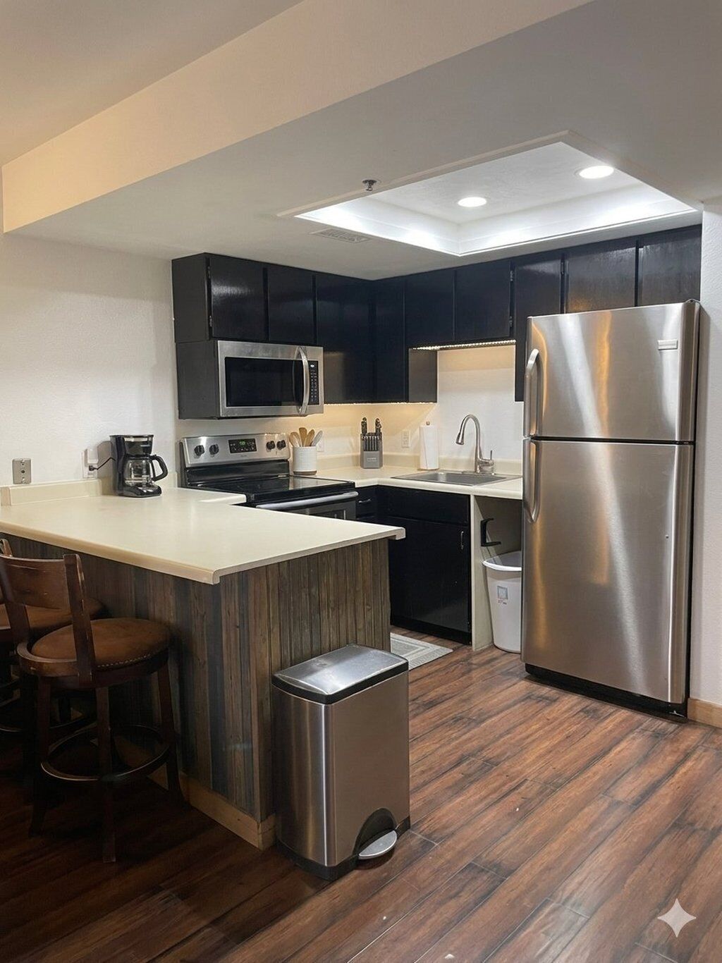Microwave, oven, stovetop