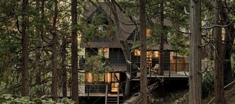 Serene Lakeside Treehouse in Lake Arrowhead - Lake View + HotTub + EV + Walkable