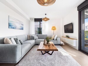Living area - Villa Oronella with Saltwater Pool, Premium Comfort & Elegant Design (Puigderros (Llucmajor))
