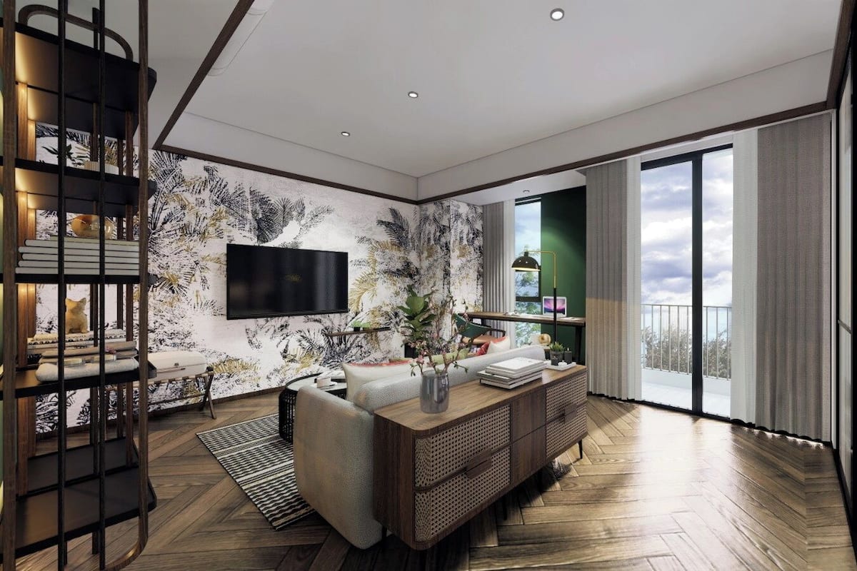 Junior Suite, 1 King Bed | Living area