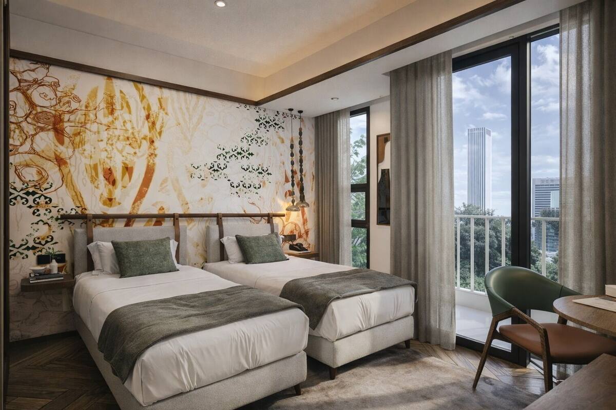 Chambre Supérieure, 2 lits une place