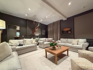 TV, fireplace, ping pong - Superb house with fireplace, pool table & sauna (Houyet)
