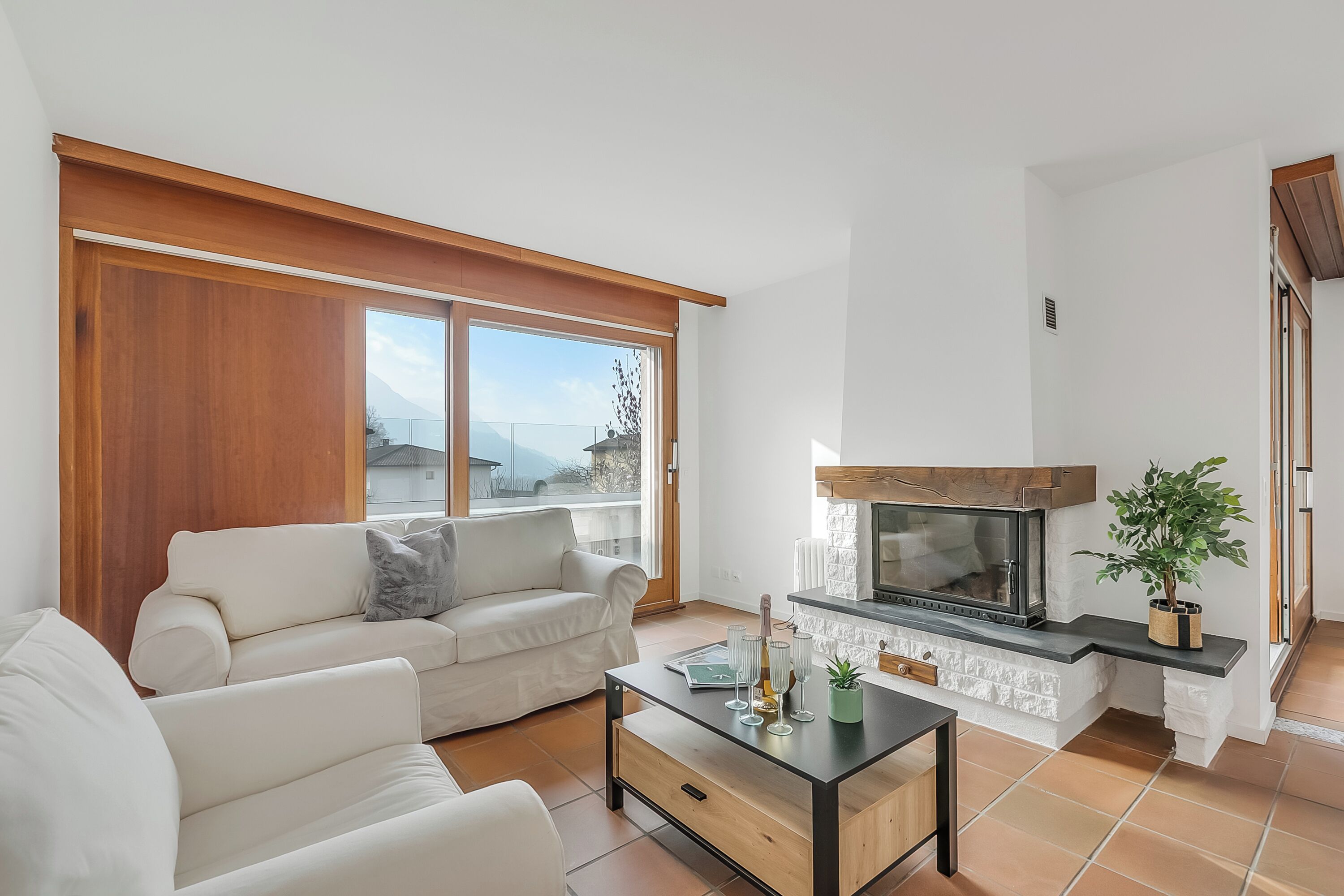 Standard Apartment, 1 Bedroom, Microwave (Casa Di Bea - Lugano 1BR with Terrace) | Living area