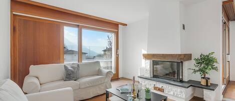スタンダード アパートメント 1 ベッドルーム 電子レンジ (Casa Di Bea - Lugano 1BR with Terrace) | リビング エリア