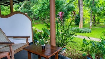 Economy-Doppelzimmer, Gartenblick | Blick auf den Garten