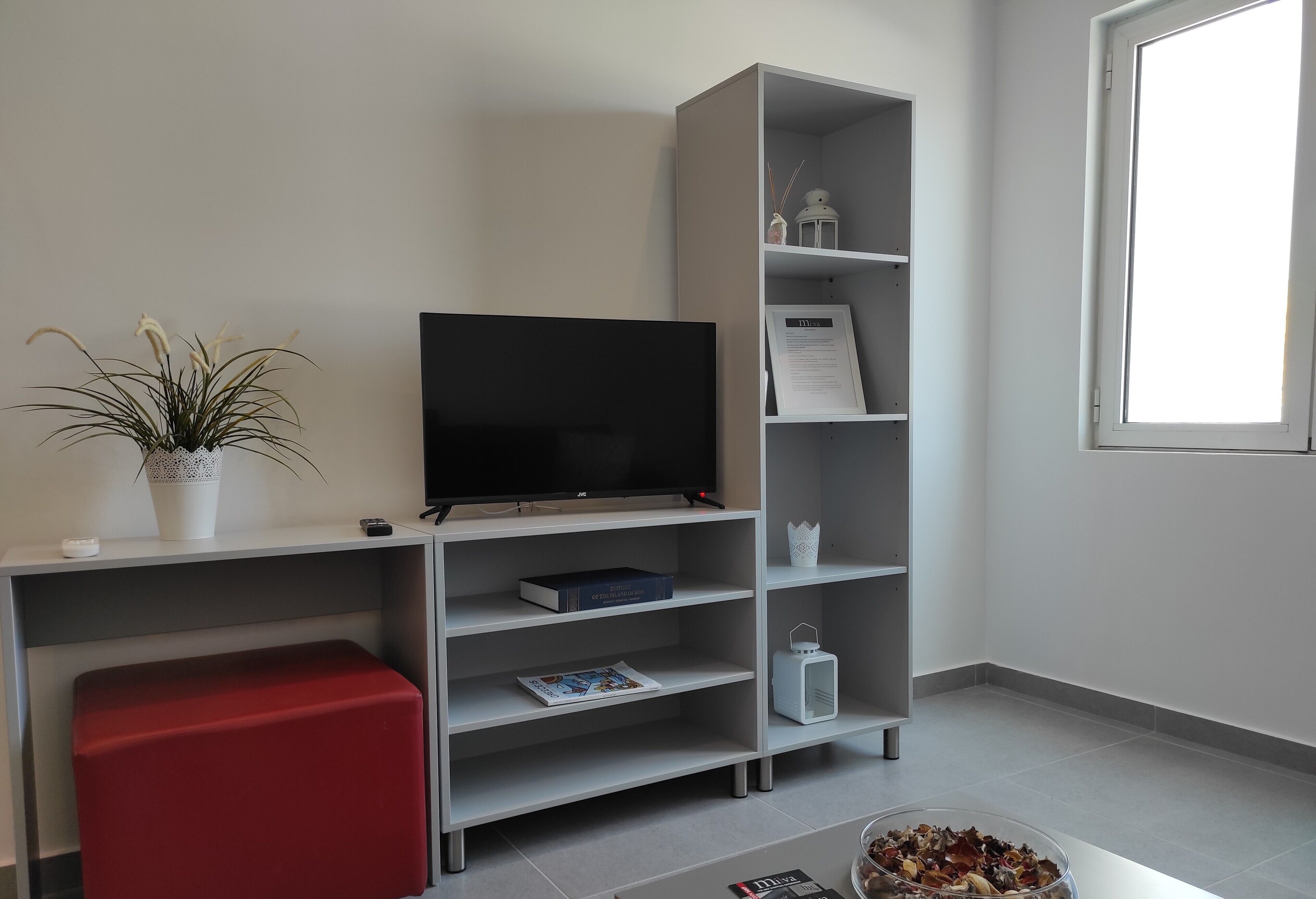 One Bedroom Apartment with Twin Bed & City View | Innenbereich