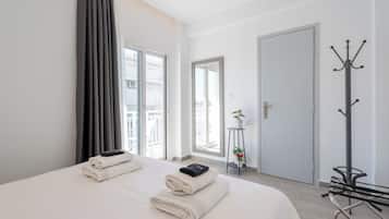 Junior-Apartment, Stadtblick | Allergikerbettwaren, Zimmersafe, Verdunkelungsvorhänge