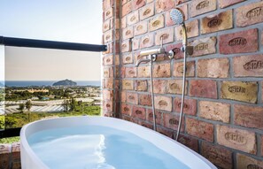 Dubbelrum - viss havsutsikt | Badrum