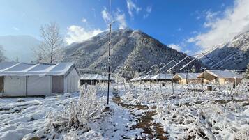 Overnatningsstedets facade