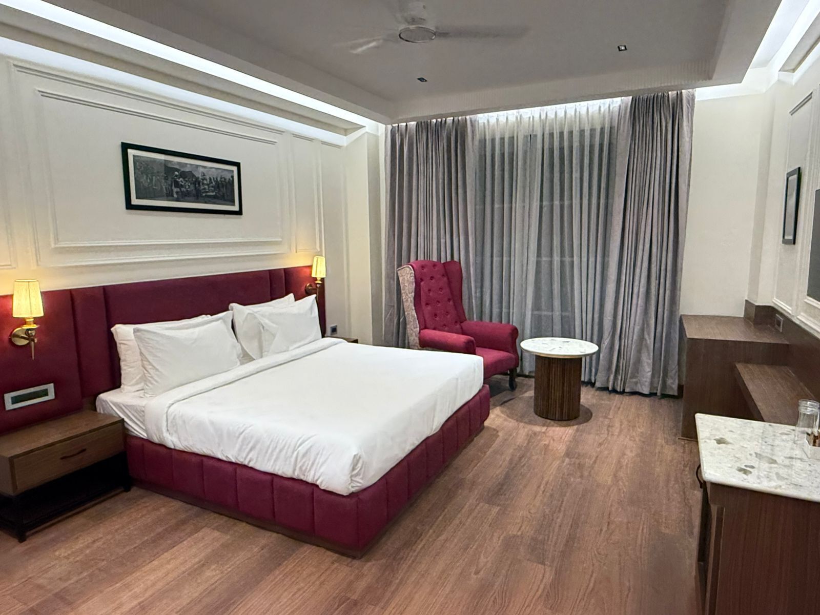 Deluxe dubbelrum - utsikt mot bergen