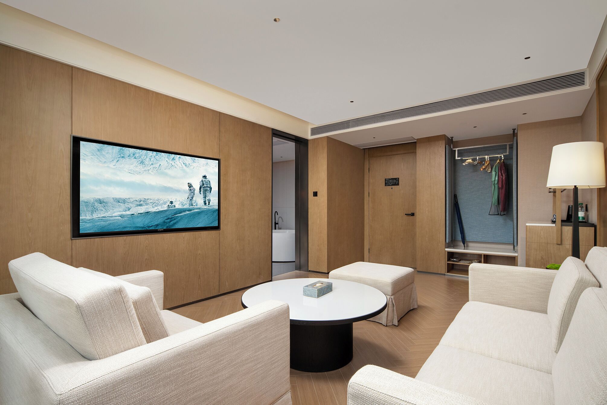 Suite – superior, byutsikt | Oppholdsområde