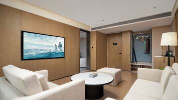 Suite – superior, byutsikt | Oppholdsområde