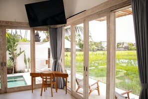 Comfort Villa, Patio, Pool View | Interior - Villa Padi Sunset Berawa, Canggu by Sandara (Canggu)