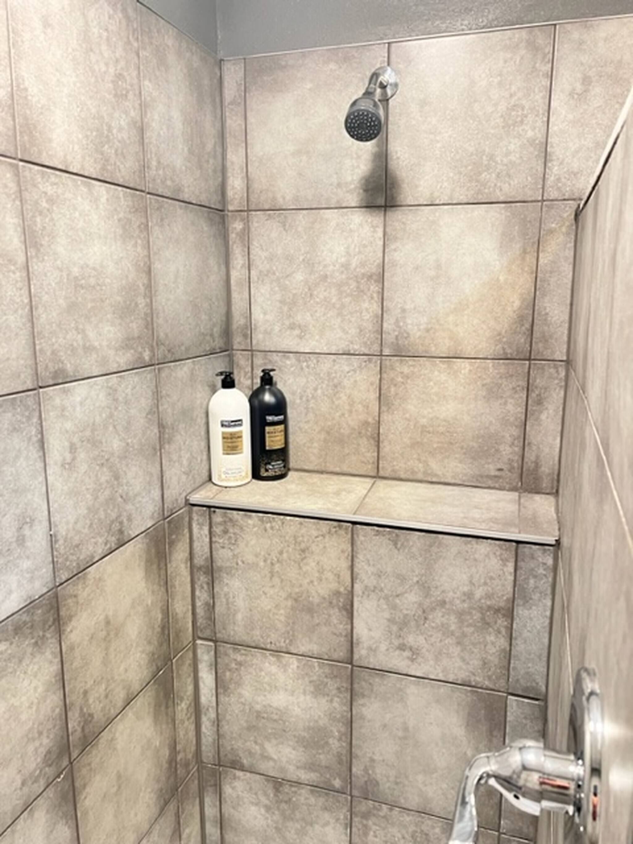 Ducha, secador de pelo, toallas