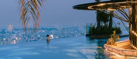 Rooftop pool