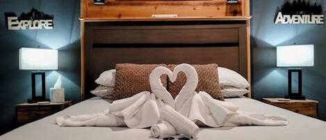 1 bedroom, iron/ironing board, internet, bed sheets