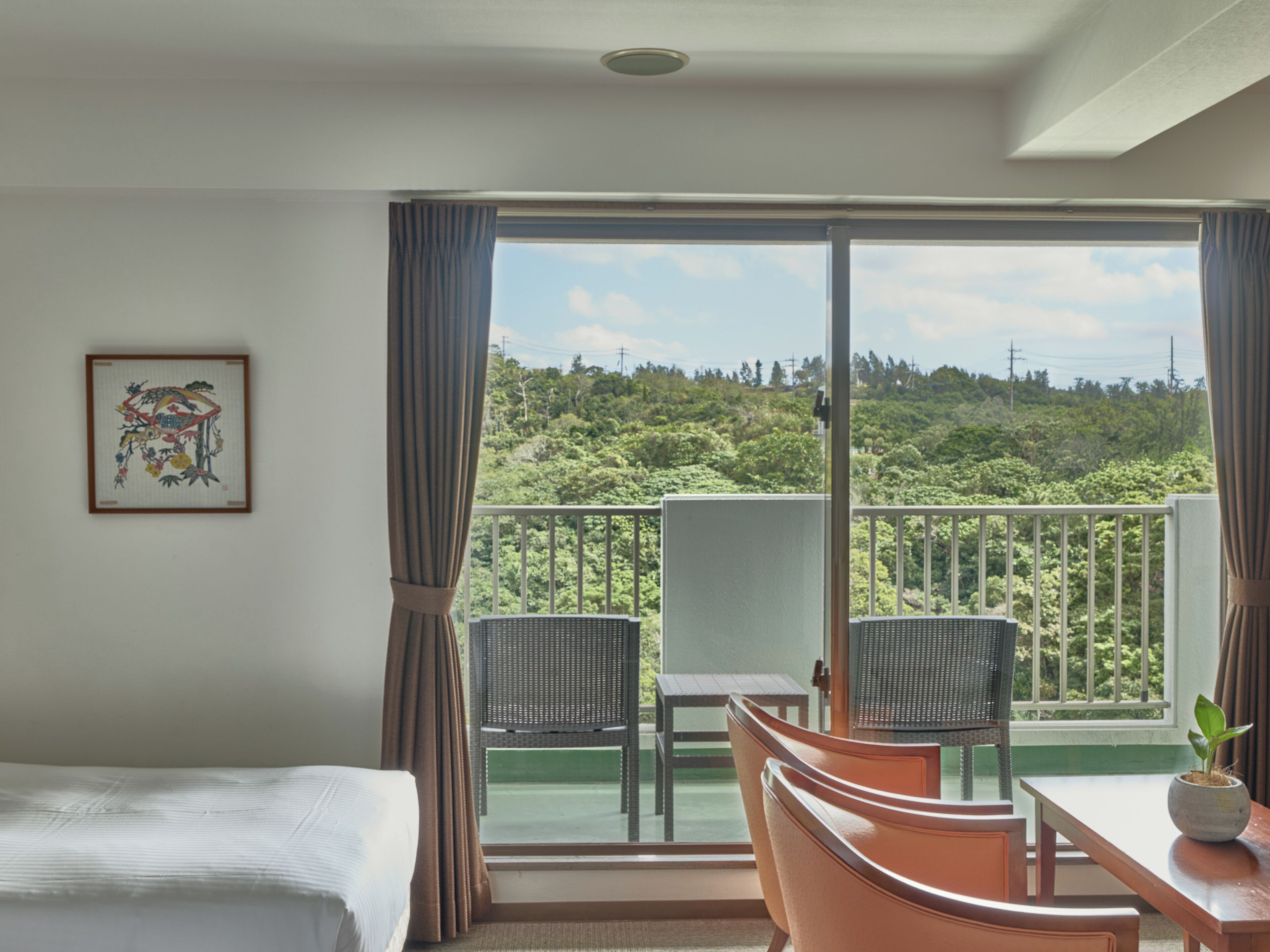 Superior Twin Room, Balcony, Hill View